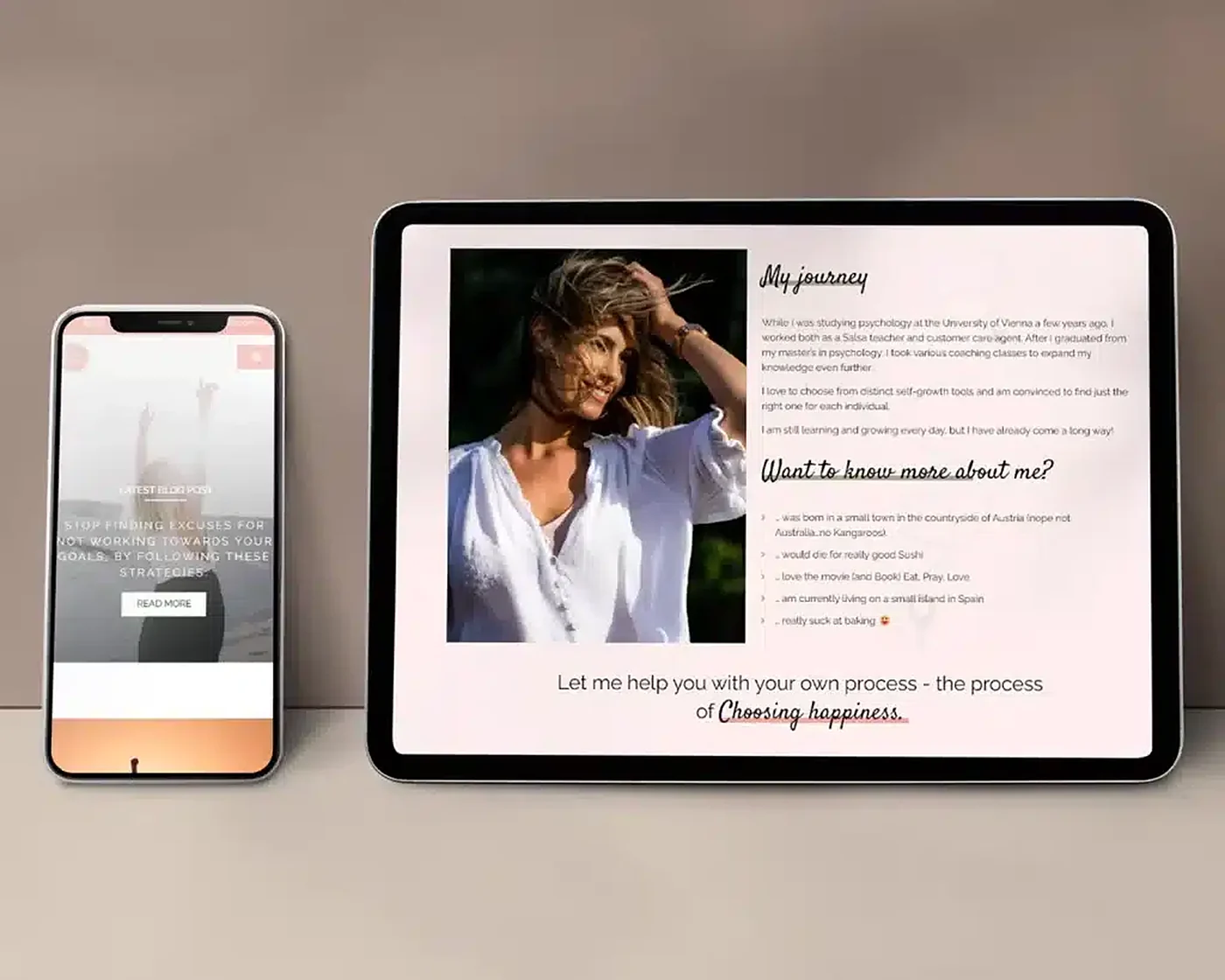 Web stranica Claudia Prkna, prikaz 3