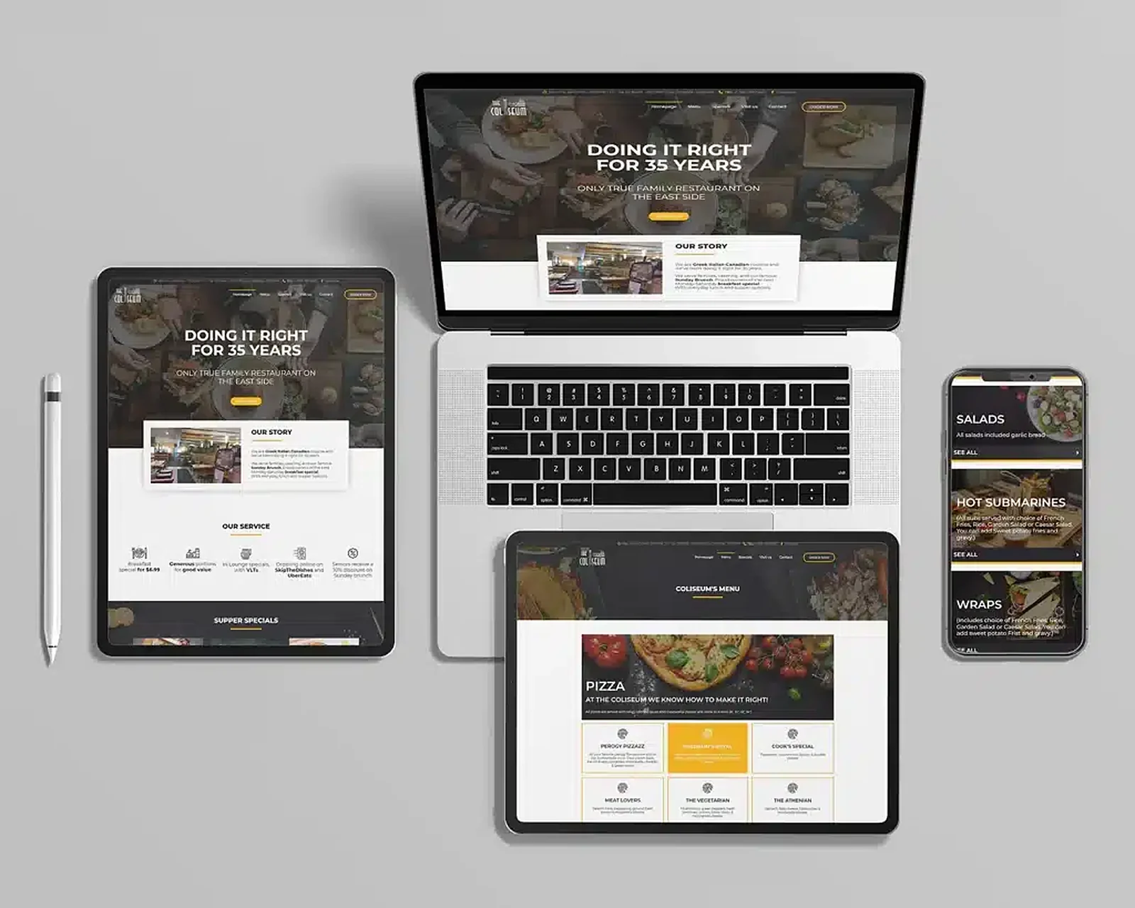 Web stranica Coliseum Regina