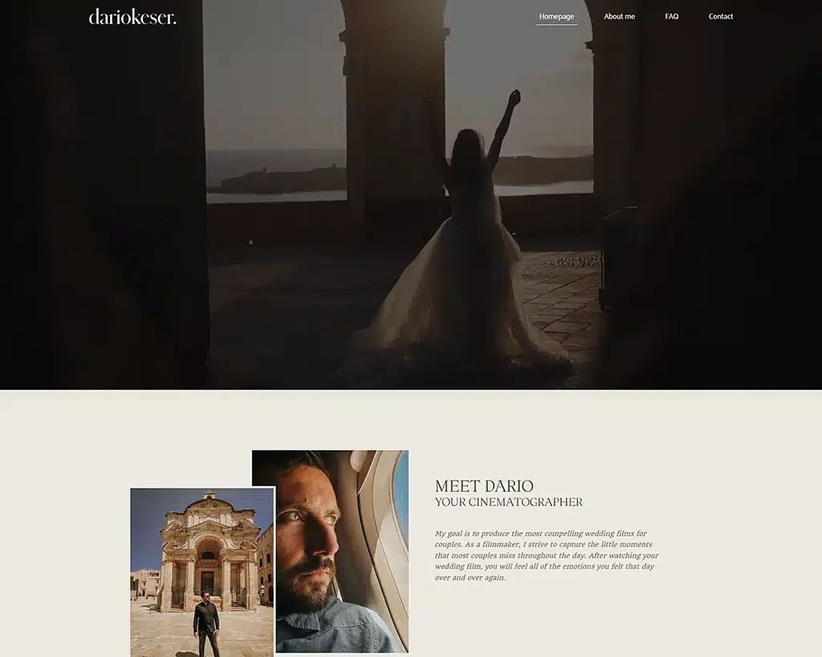 Web stranica Dario Keser