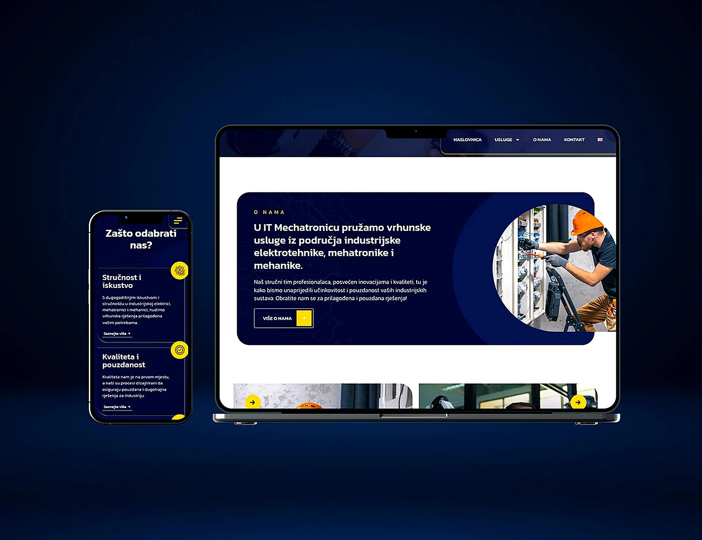 Pregled stranica web stranice IT Mechatronic