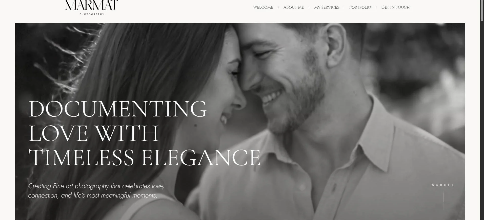 Web stranica Marmat Photography