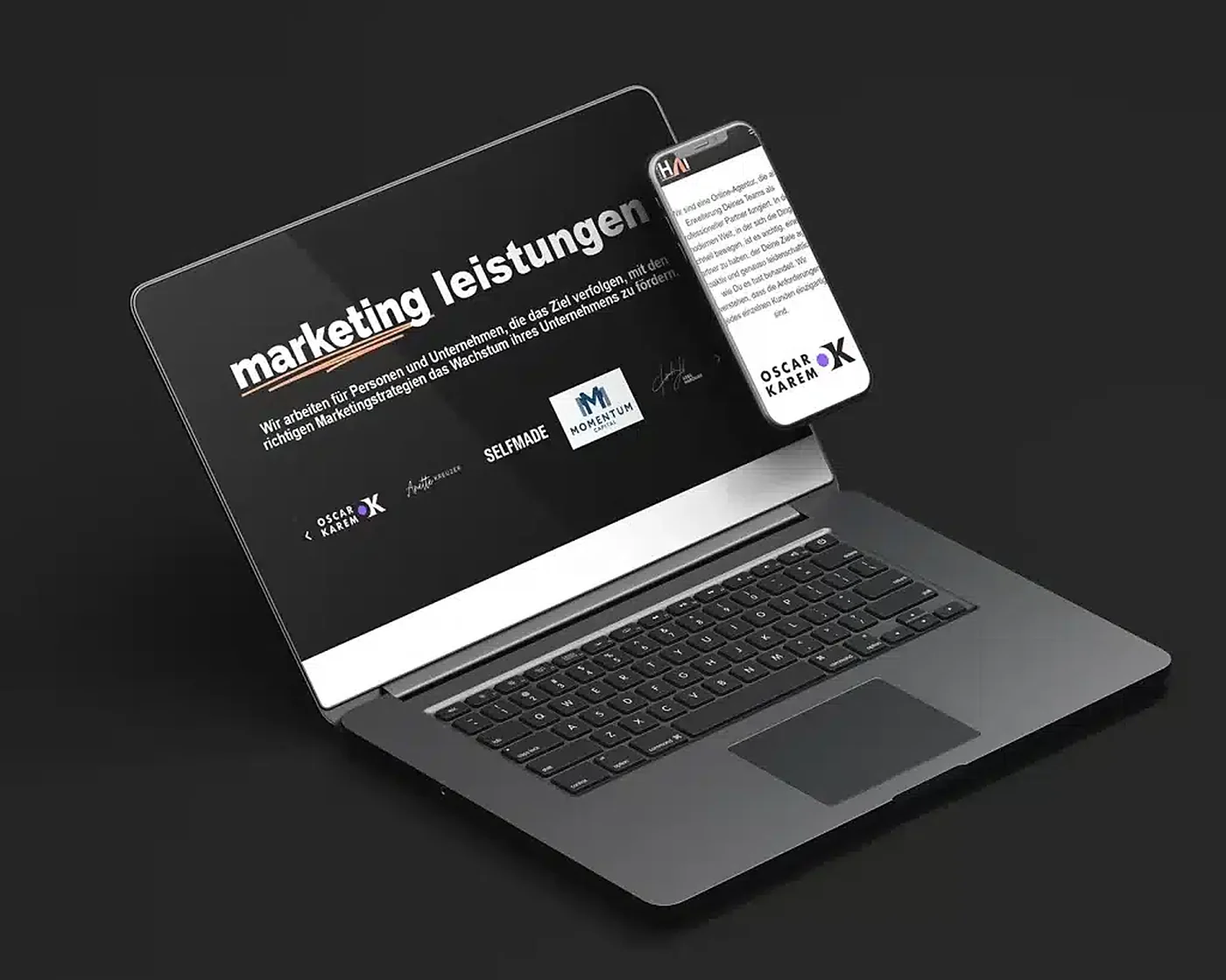 Mobilni prikazi web stranice Online Hai