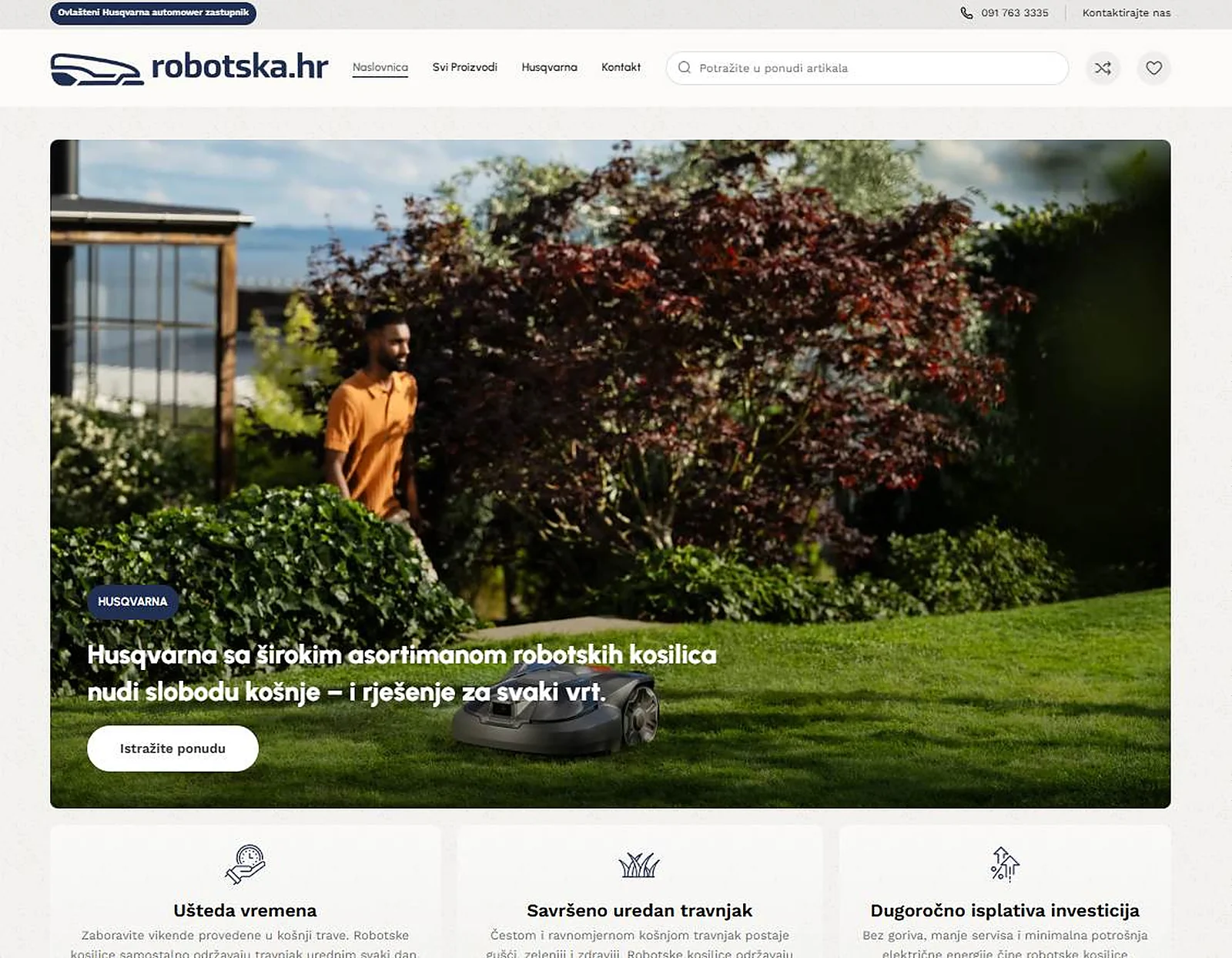 Web stranica Robotska