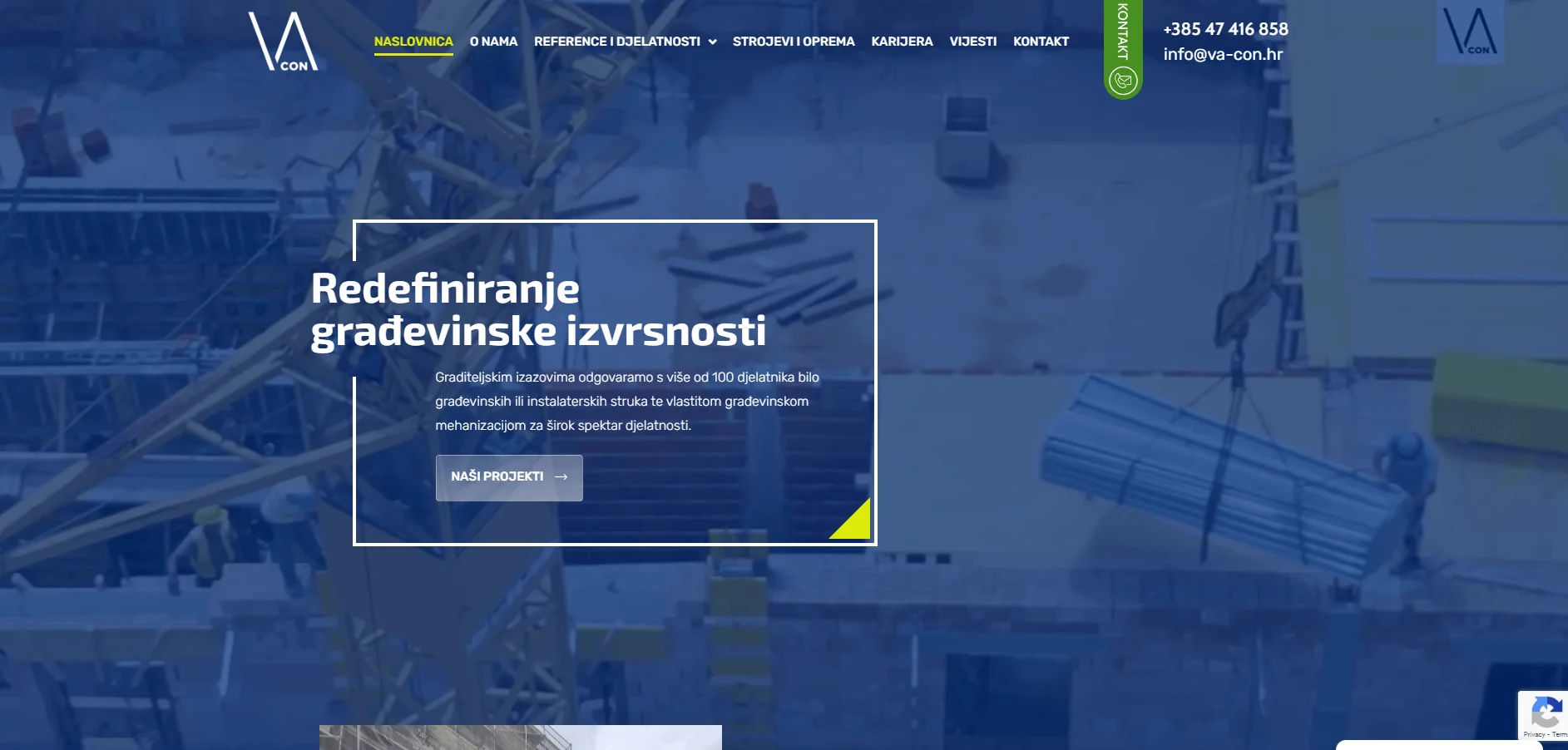 Web stranica Va-Con